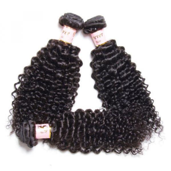 3PCS/300g Unprocessed Peruvian 7A Curly Virgin Hair Human Hair Extensions #3 image