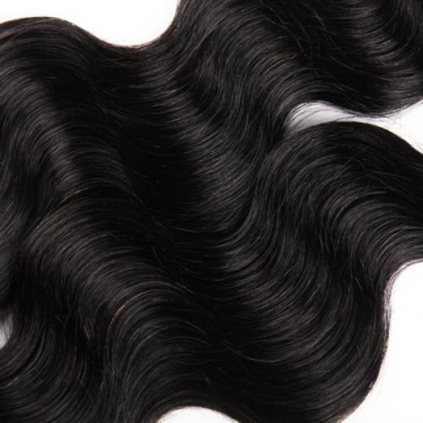 3 Bundles/300g total Peruvian Virgin Body Wave Wavy Weave100% Human Hair Weft 8A #4 image