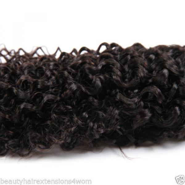 8A Peruvian Remy Hair Kinky Curly Human Hair Weft Curly Virgin Hair Bundle 100G #2 image