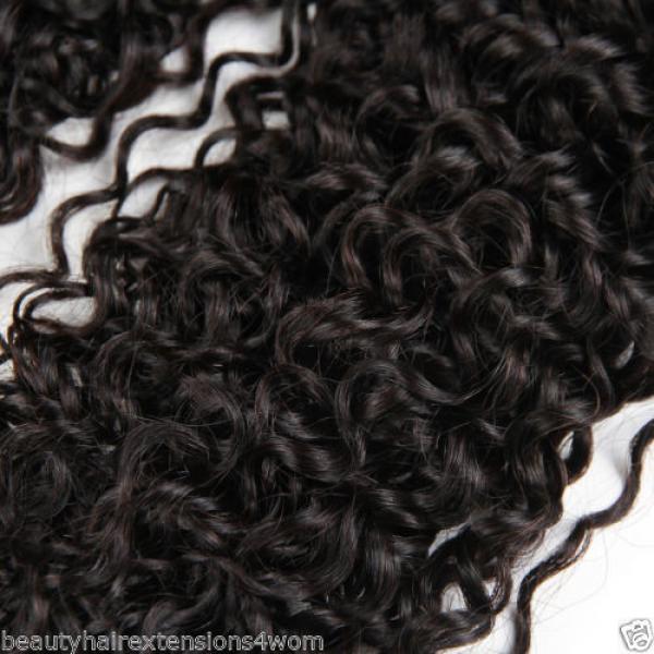 8A Peruvian Remy Hair Kinky Curly Human Hair Weft Curly Virgin Hair Bundle 100G #4 image