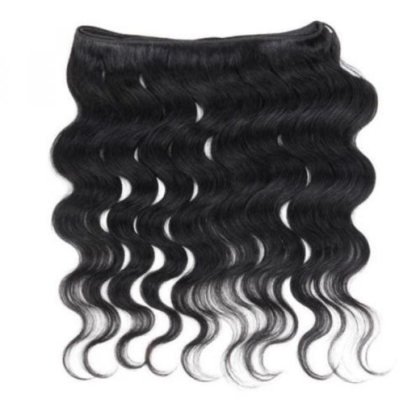 4Bundles/200g 7A Unprocessed Virgin Peruvian Straight Hair Extension Human Weave #2 image