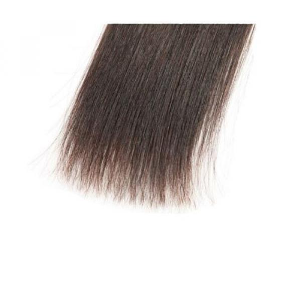 3 bundles Peruvian Straight Wave Virgin Human Hair Extension Grade 6A 300g #4 image