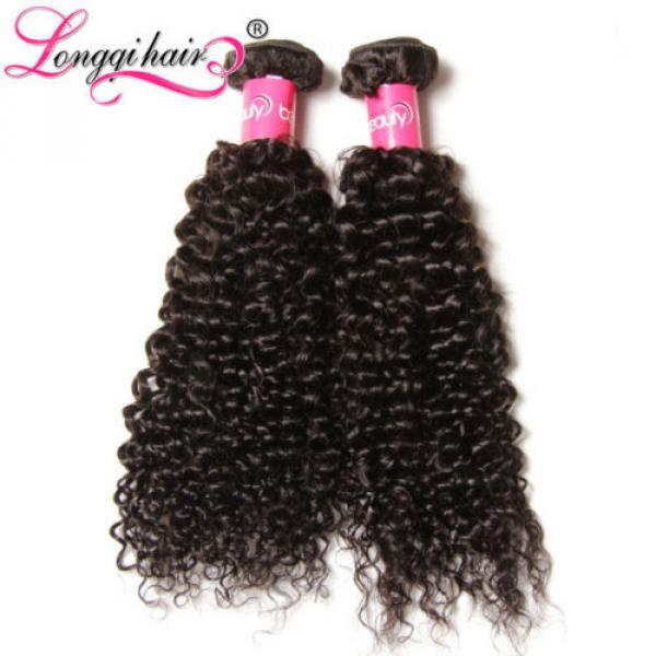 100g 7A Peruvian Curly Hair Bundles 100% Unprocessed Virgin Human Hair Extension #2 image