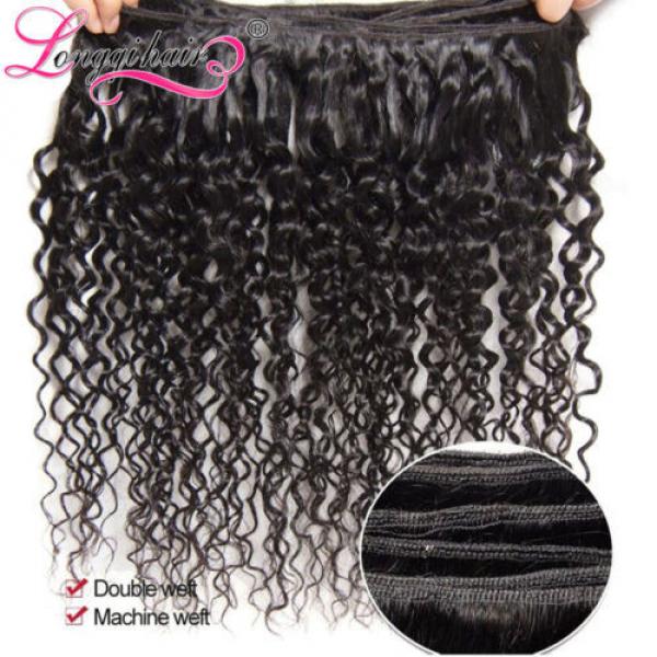 100g 7A Peruvian Curly Hair Bundles 100% Unprocessed Virgin Human Hair Extension #3 image