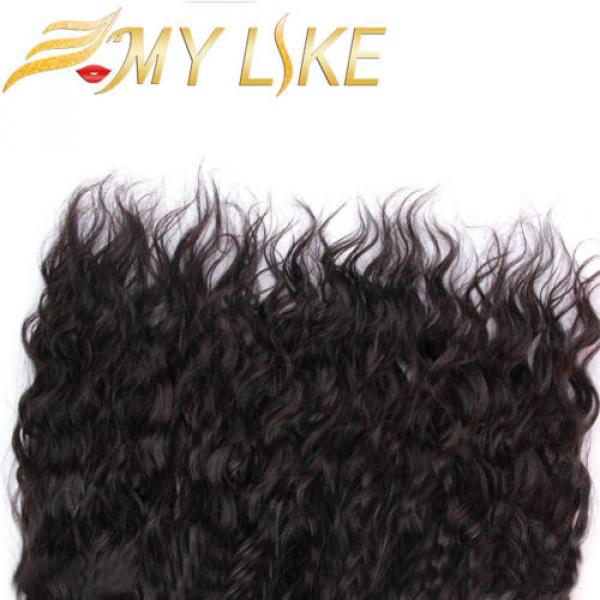 7A Peruvian Hair Water Wave Weft Virgin Hair Wet and Wavy Virgin Peruvian Curly #2 image