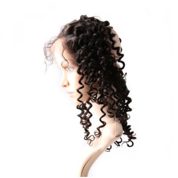 Peruvian Virgin Human Hair 360 Lace Frontal Closure Deep Curly Lace Band Frontal #3 image