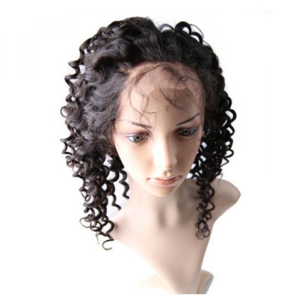 Peruvian Virgin Human Hair 360 Lace Frontal Closure Deep Curly Lace Band Frontal #4 image