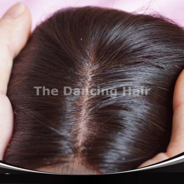 300g Peruvian virgin hair extensions with a silk closure human hair #2 image
