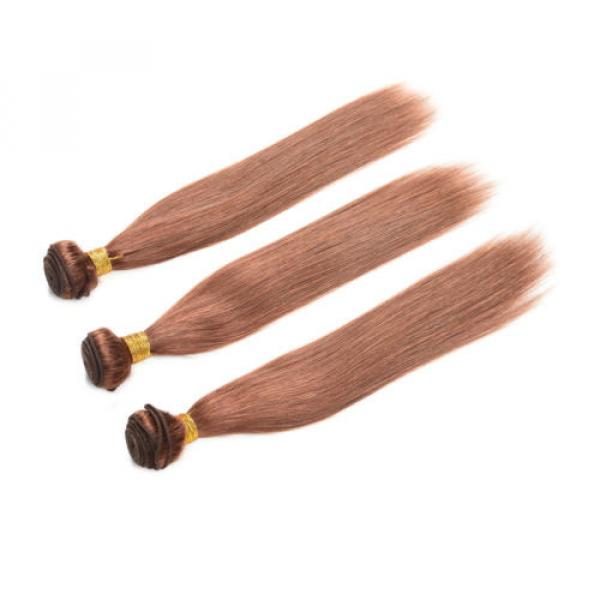 Virgin Brazilian/Peruvian/Indian Straight Human Hair Extensions 3 Bundles/300g #5 image