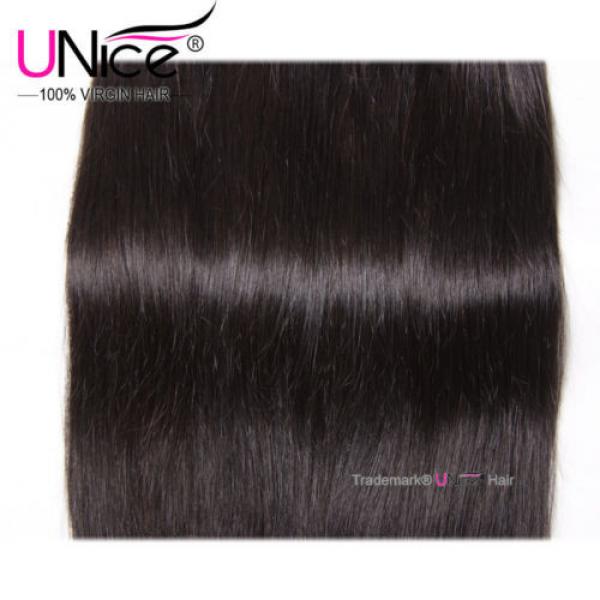 Peruvian Virgin Hair Straight Human Hair 4 Bundles/400g UNice 8A Hair Extensions #5 image