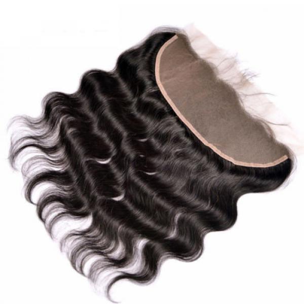 7A Peruvian Body Wave 13*4 Lace Frontal Closure with 2Bundles Virgin Human Hair #5 image