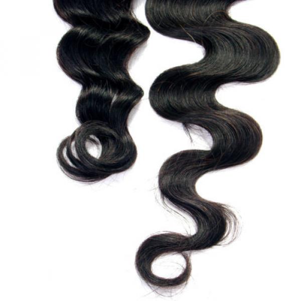 Virgin Peruvian Unprocessed human hair extension weft 4 Bundles/200g Body Wave #5 image