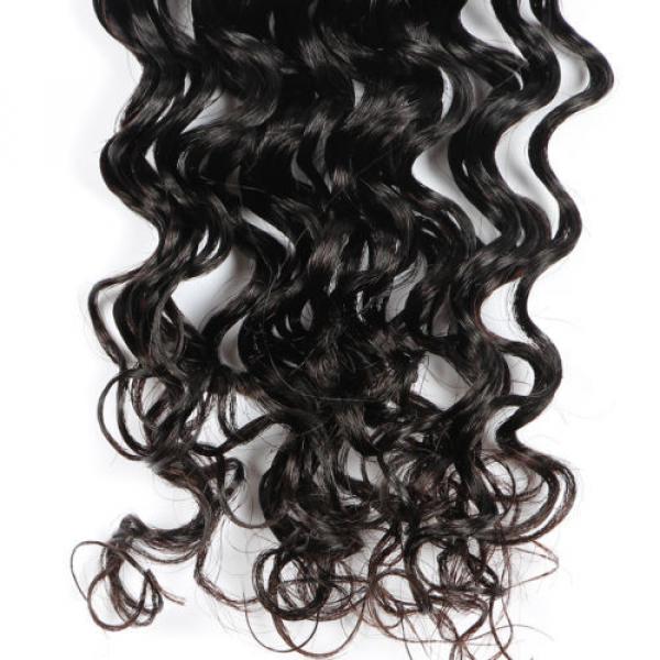 Deep Wave 7A Peruvian Virgin Human Hair Weft Weave Extension Natural Color 100g #5 image