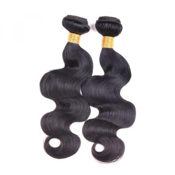 3bundles100% Unprocessed Virgin Peruvian Hair Remy Human Hair Weave Extensions #2 image