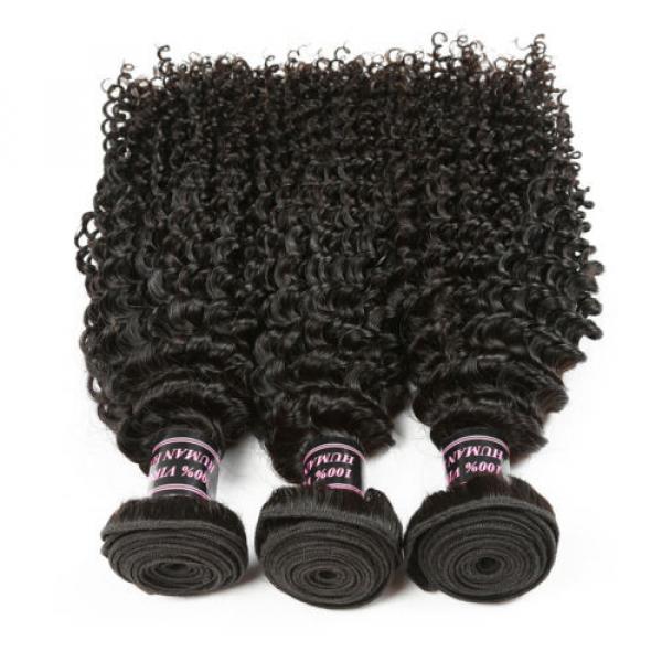 3Bundles Peruvian Virgin Hair Kinky Curly Hair Weft 100% Unprocessed Human Hair #5 image