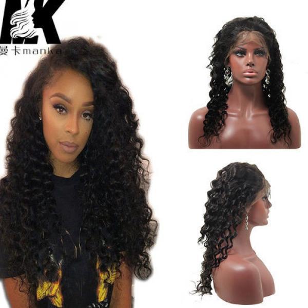 Peruvian Virgin Hair 360 Lace Frontal Band Deep Wave with Baby Hair 360 Frontal #1 image