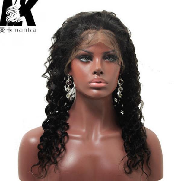 Peruvian Virgin Hair 360 Lace Frontal Band Deep Wave with Baby Hair 360 Frontal #2 image