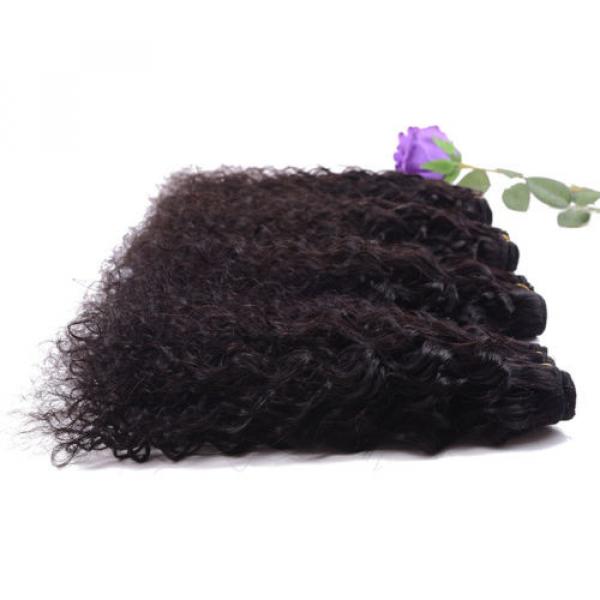3 Bundles 150g Unprocessed Virgin Peruvian natural wave Human Hair Extension #3 image