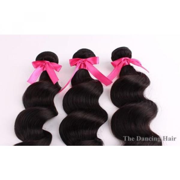 cheap loose wave hair extensions Peruvian virgin hair #3 image