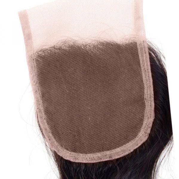 3 Bundles 300g Peruvian Virgin Hair Body Wave Human Hair Weft with Lace Closure #3 image
