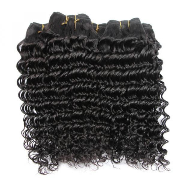 4 bundles Peruvian Virgin Remy Hair Deep Wave Human Hair Weave Extensions #1 image