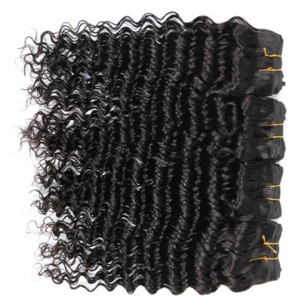 4 bundles Peruvian Virgin Remy Hair Deep Wave Human Hair Weave Extensions #2 image