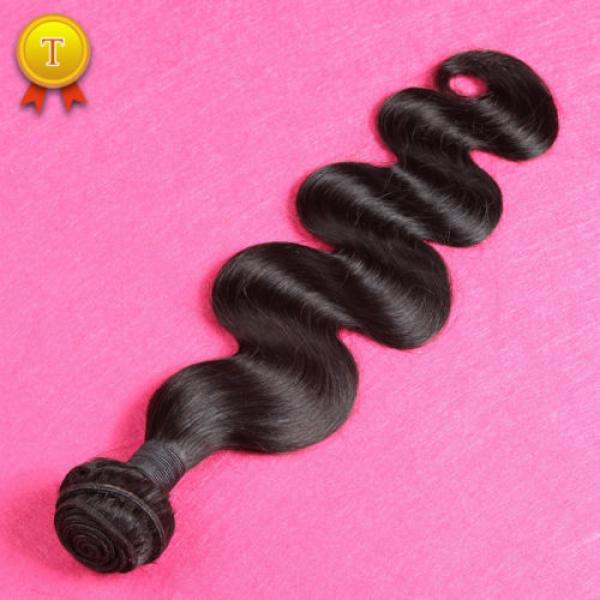 Peruvian Virgin Hair Body Wave 3 Bundles 7A Grade Virgin Unprocessed Human Hair #2 image
