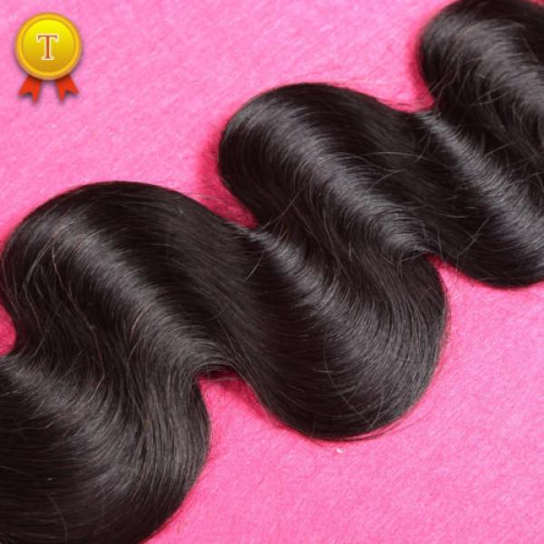 Peruvian Virgin Hair Body Wave 3 Bundles 7A Grade Virgin Unprocessed Human Hair #4 image