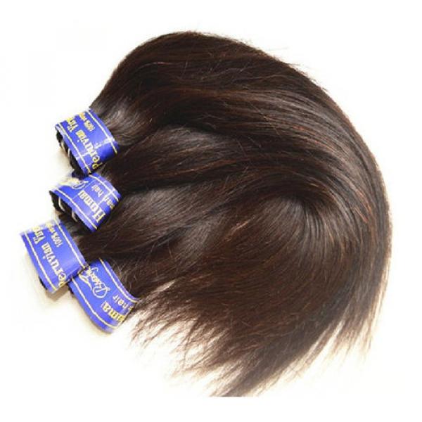 Cheap 7A Peruvian Virgin Hair Silk Straight 8Bundles 400Grams Lot Natural Black #3 image