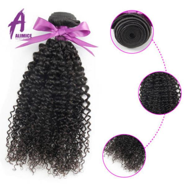 Peruvian Virgin Human Hair Extensions Weave Kinky Curly Hair 3 Bundles 300g #2 image