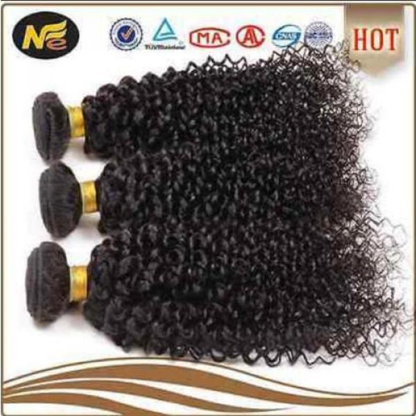 1 Bundles/lot 50g Unprocessed Virgin Peruvian Kinky curly Human Hair Extension #2 image