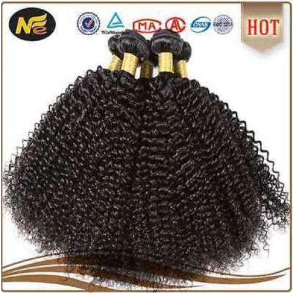 1 Bundles/lot 50g Unprocessed Virgin Peruvian Kinky curly Human Hair Extension #3 image