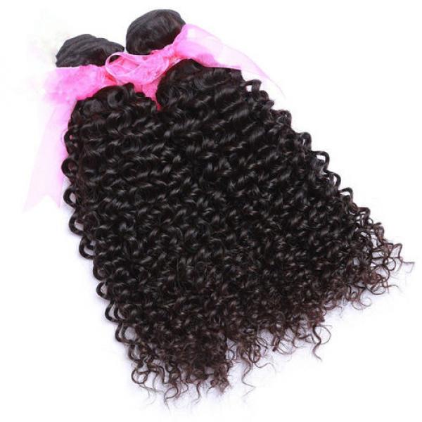 Kinky Curly Virgin Peruvian Human Hair 3 THICKER Bundles Virgin Hair Bundles 8A #5 image