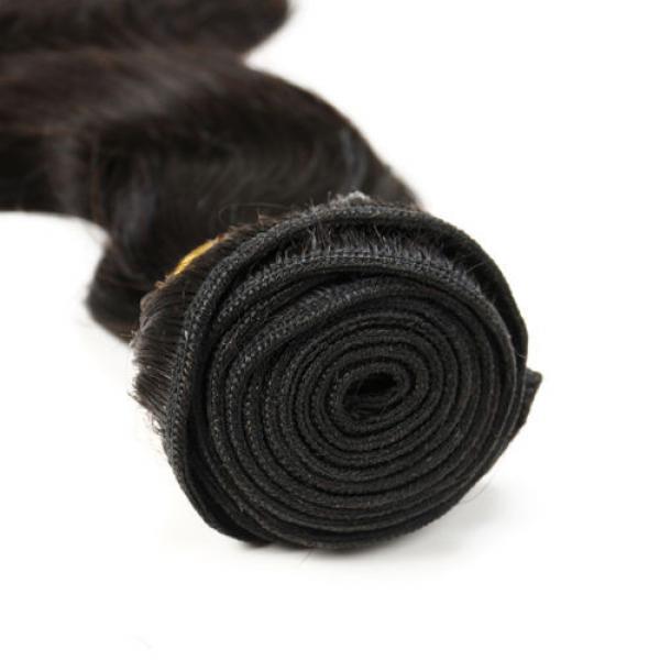 7A Peruvian Virgin Hair Body Wave Hair Wefts Human Remy Hair Extensions 12 inch #3 image