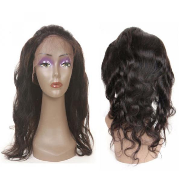 8A Pre Plucked 360Lace Band Frontal Closure Peruvian Virgin Human Hair Body Wave #1 image