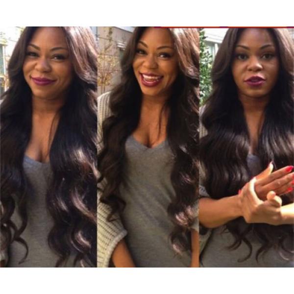 Virgin Peruvian Human Hair Extensions 300g Full Head Body Wave Hair Weft Promote #1 image