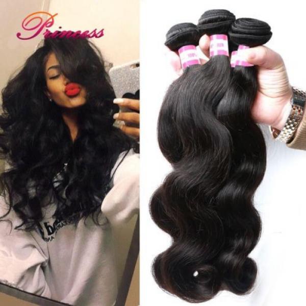 Virgin Peruvian Human Hair Extensions 300g Full Head Body Wave Hair Weft Promote #2 image