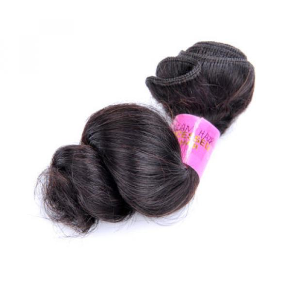 50g Per Bundle Virgin Peruvian Loose Wave Human Hair Extensions 10inch Hair Weft #5 image