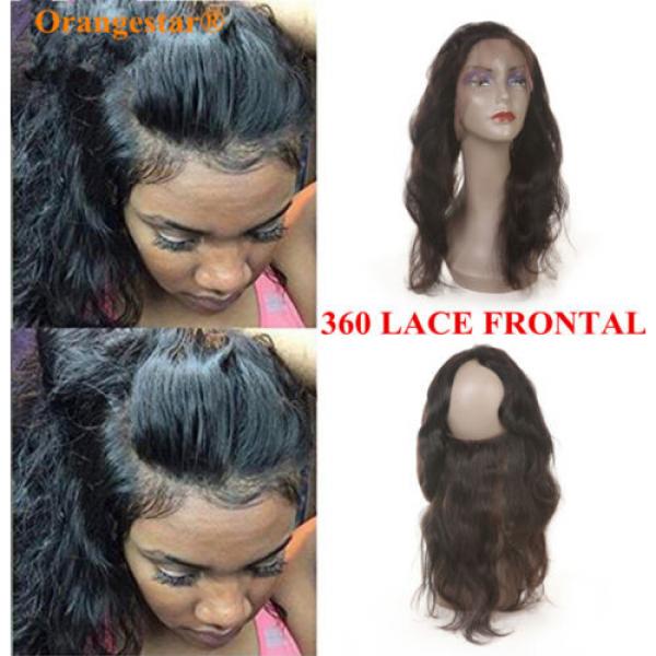 Peruvian Virgin Hair 360 Lace Frontal Closure Body Wave Full Lace Brand Closure #1 image