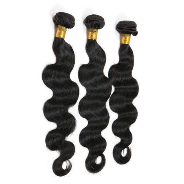 7A Peruvian Virgin Hair Body Wave Weave Unprocessed Remy Hair Extensions 24 inch #4 image