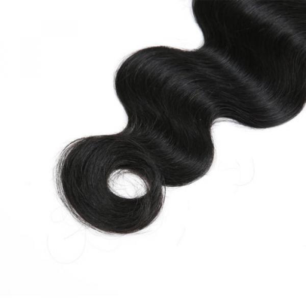 7A Unprocessed Peruvian Virgin Hair Body Wave Weave Remy Hair Extensions 26 inch #4 image
