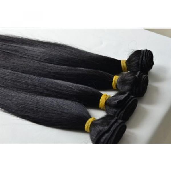 100% virgin Peruvian Bundle hair remy human hair weft Weave extensions 100g Top #1 image