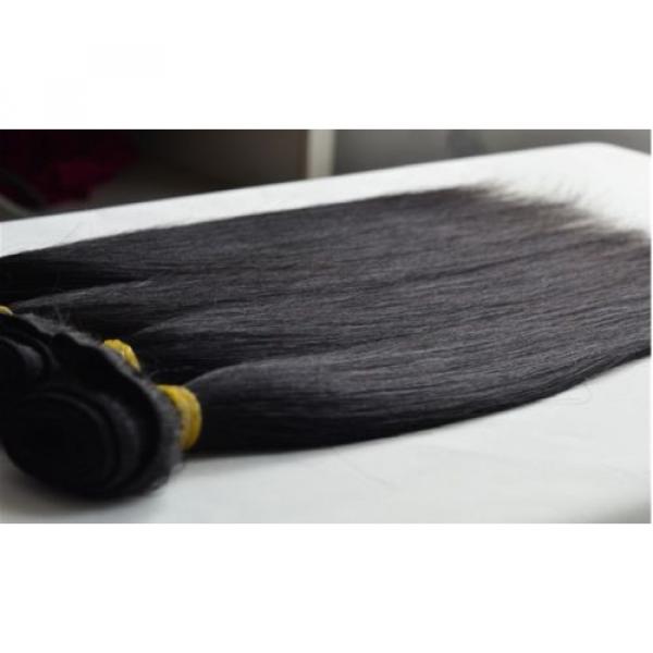 100% virgin Peruvian Bundle hair remy human hair weft Weave extensions 100g Top #4 image