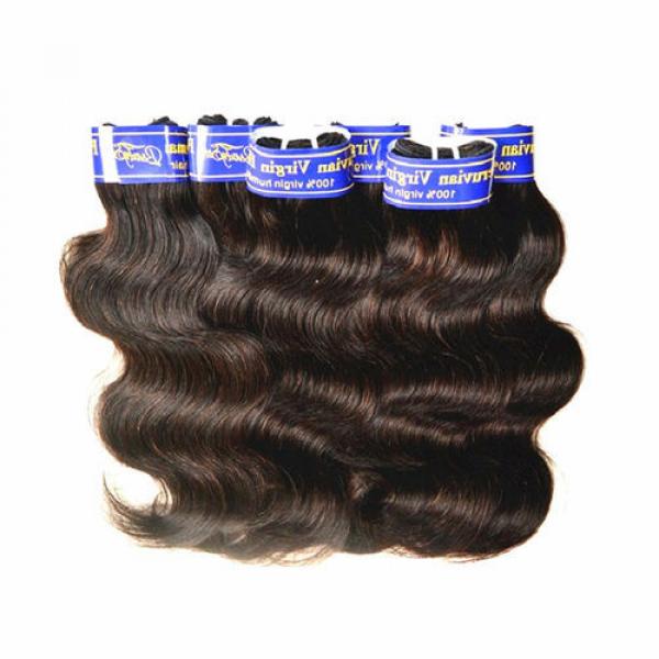 Peruvian Virgin Hair Body Wave 500Grams 10Bundles Lot 7A Human Hair Weaves #5 image