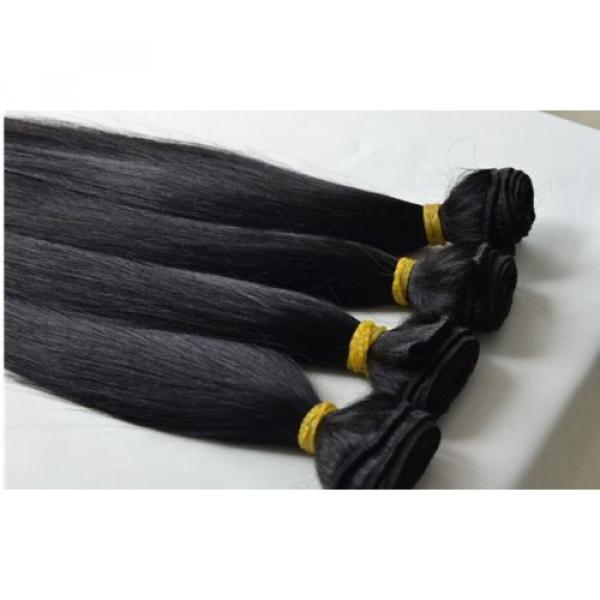 100% virgin Peruvian Bundle hair remy human hair weft Weave extensions 100g Top #5 image