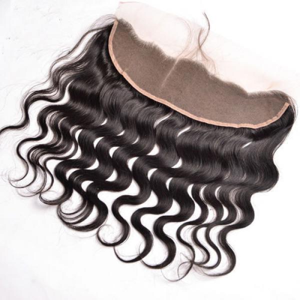 8A Peruvian Virgin Hair 2 THICKER Bundles Hair with 1pc Lace Frontal Body Wavy #4 image