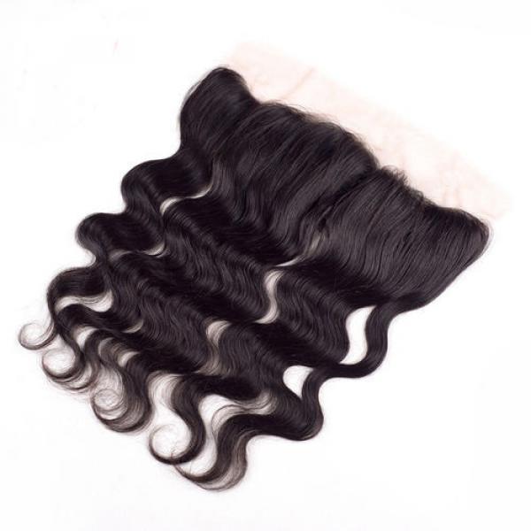 8A Peruvian Virgin Hair 2 THICKER Bundles Hair with 1pc Lace Frontal Body Wavy #5 image