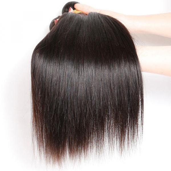 Virgin Peruvian Human Hair Bundles 3pcs/300g 8A Peruvian Straight Human Hair #4 image