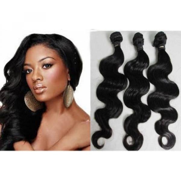 Peruvian/Malaysian/ Brazilian 100% Real Virgin Remy Hair Weave Extensions 100g #4 image