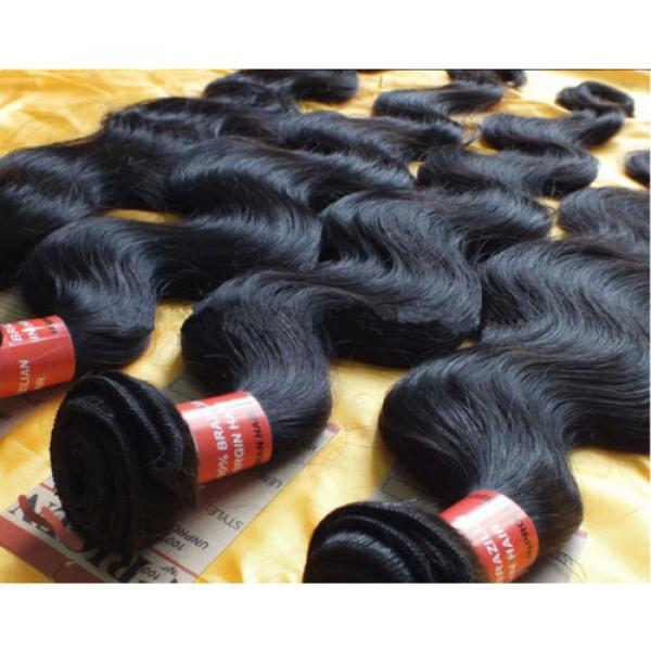 Brazilian Hair Products 3 Bundle/300g Human Hair Extension 100% Virgin #5 image